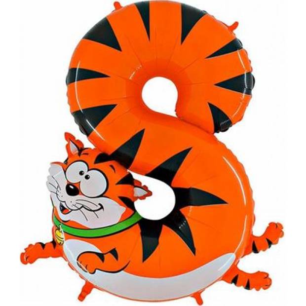 Aufblasbarer Ballon Katze Nr. 8 für Kinder 102 cm