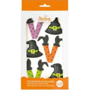 Zuckerdekoration für Halloween Torte 6St.