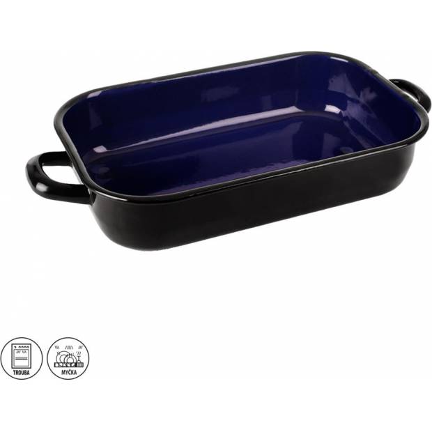 Emaille-Backform 34x22 cm ohne Deckel
