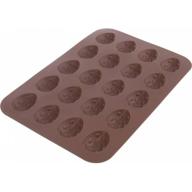 Weihnachtliche Form für Nüsse, silikon, braun