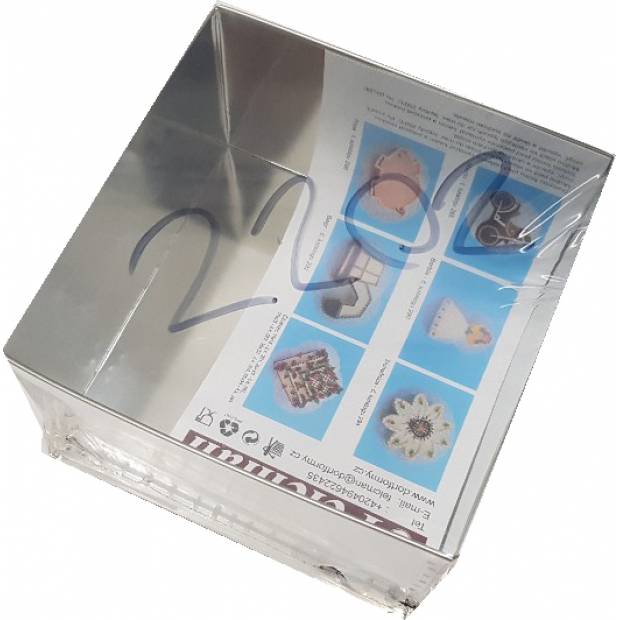 Tortenform quadratisch 14x14x7,5cm