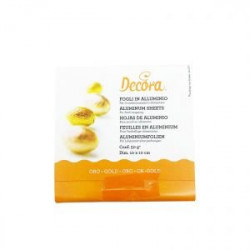 Folie für die Verpackung von Pralinen - gold 10x10cm 150St.