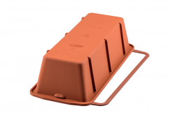 Silikonform für Pflaumenkuchen oder Kekse 1,5l 26x10x7cm