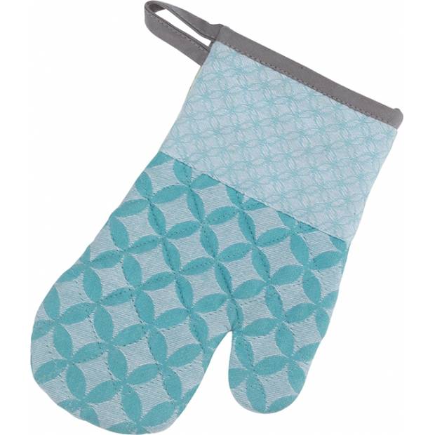 Taschentuch CARLA, 100% Baumwolle, türkis/menthol, 28x18cm