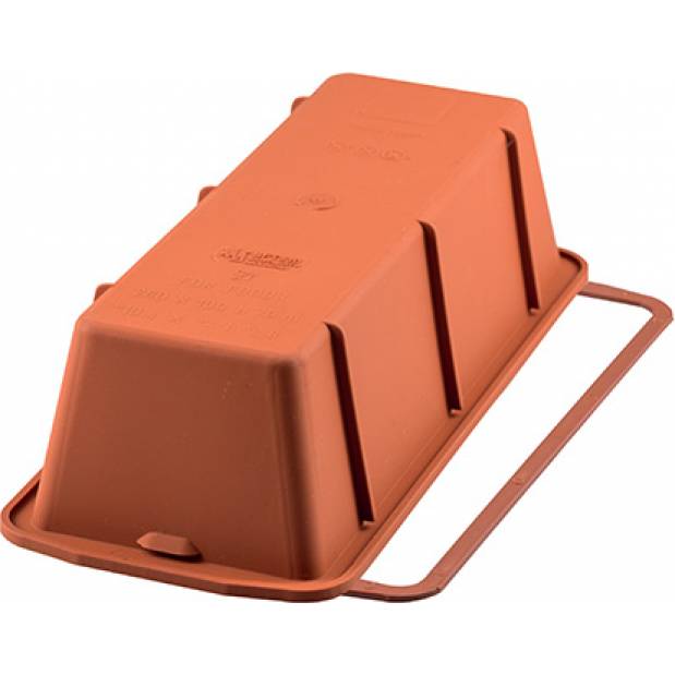 Silikonform für Pflaumenkuchen oder Kekse 1,5l 26x10x7cm