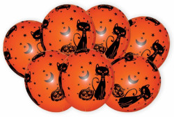 7 Stück Halloween-Luftballons