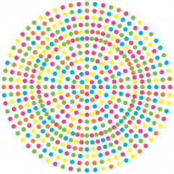 Bunte Kuchenmatte 27cm