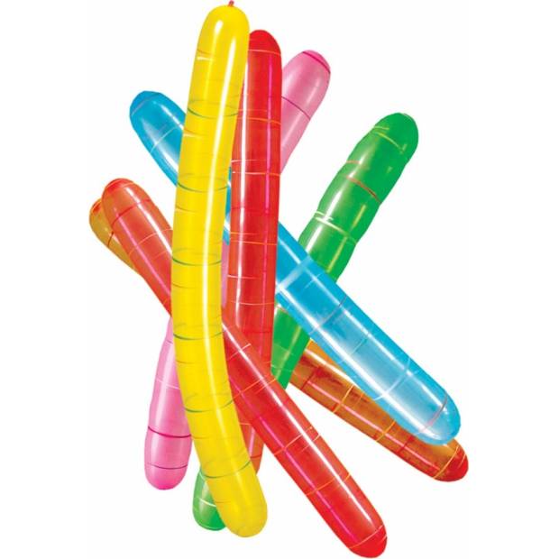 Lange Raketenballons 7 Stk