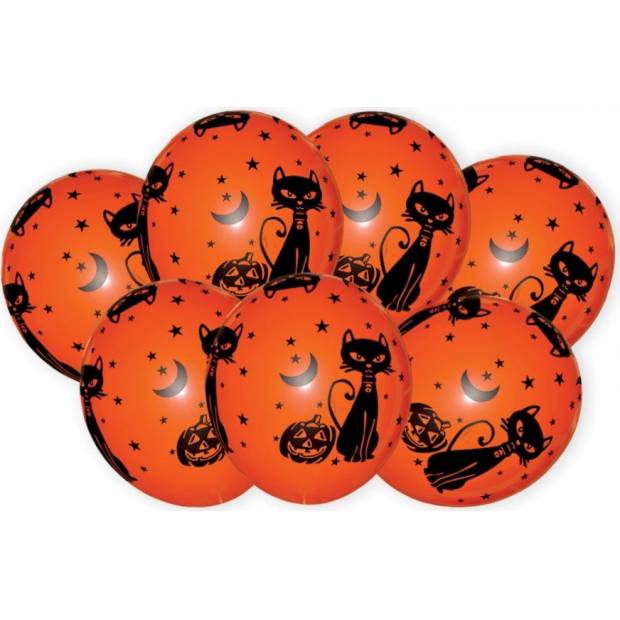 7 Stück Halloween-Luftballons