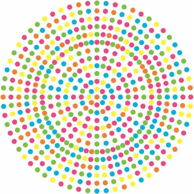 Bunte Kuchenmatte 27cm