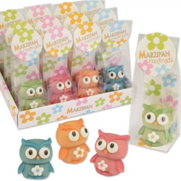Marzipan-Eule 37x30x40mm