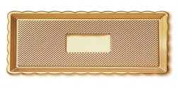 Tortenuntersetzer 15x40 Gold -