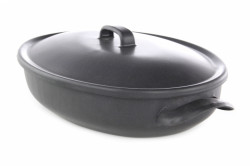 Emaille-Backform BSE Sfinx ŠTIKA, 32 cm (Höhe 7 cm) - Belis