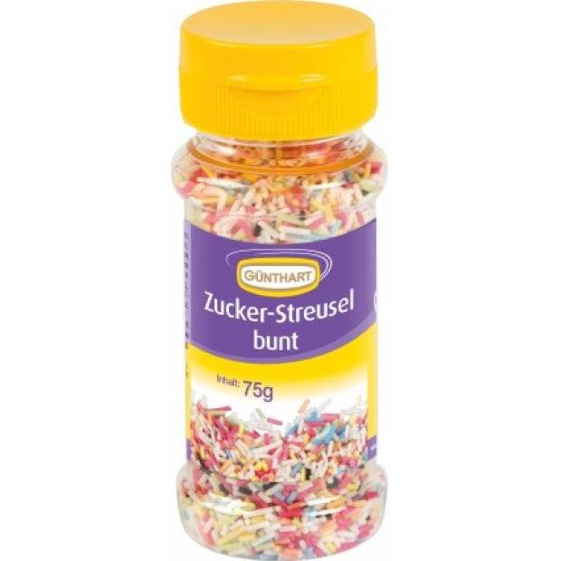 Zucker-Sprinkles 75 g bunte Stäbchen