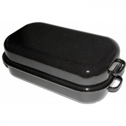 Beidseitig emailliertes Sfinx-Doppelbackblech Größe 35 cm (Innenmaß), Blechstärke 1 mm - Belis