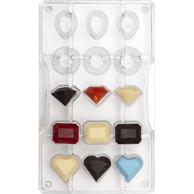 Form für Schokoladendiamanten