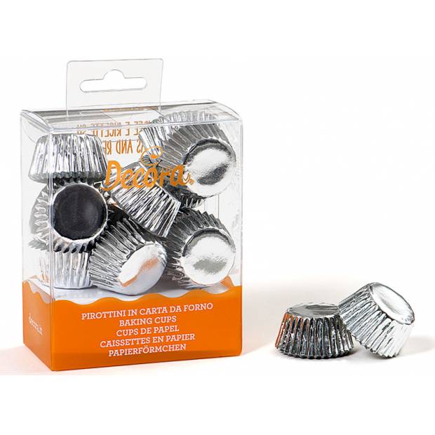 Silberne Süßigkeitenkörbe 27x17mm