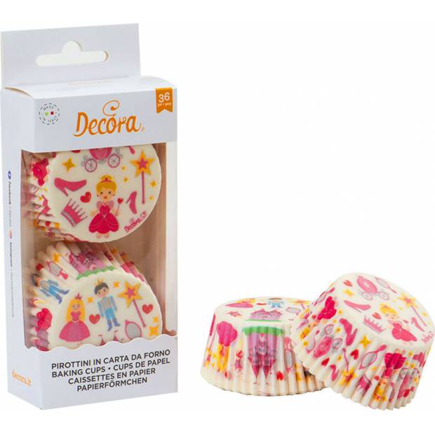 Muffin-Körbchen 36Stück Prinzessin