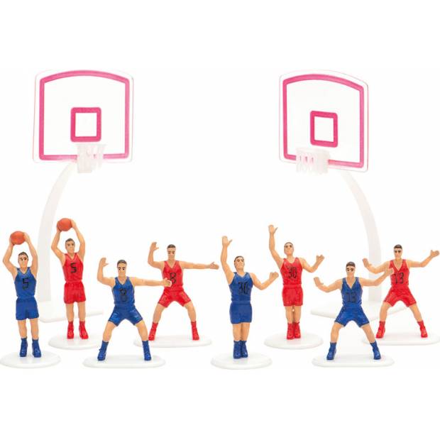 Basketballspieler-Figuren für Kuchen