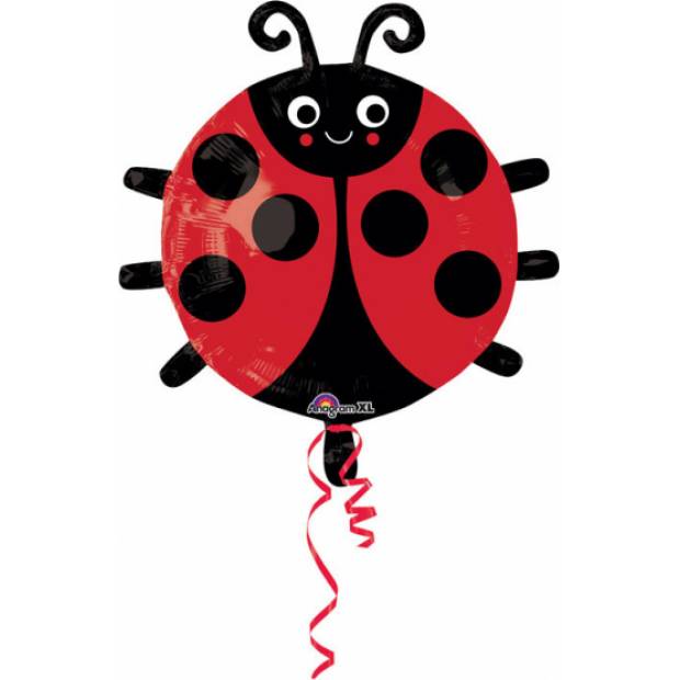 Folienballon 45x48 cm Marienkäfer