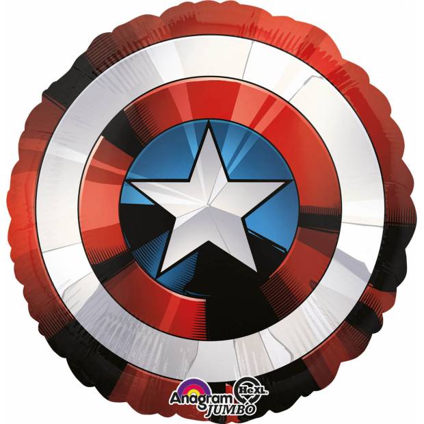 Folienballon 71x71 cm Avengers Schild