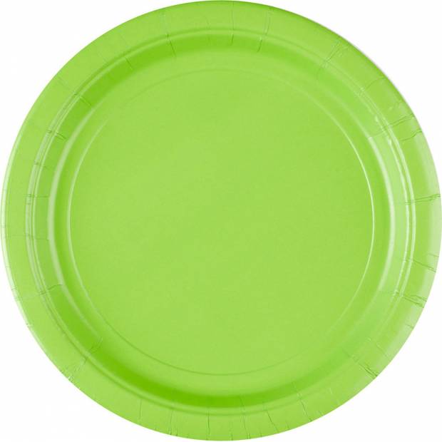 Papierschale 22,8cm 8Stück grün - Kiwi