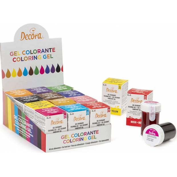 Gelefarben 12 Stück 28 g