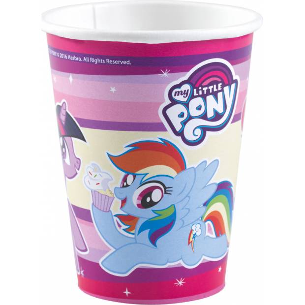 Pappbecher My Little Pony 8pcs 250ml