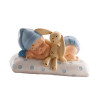 Schlafendes Baby Junge Kuchen Figurine