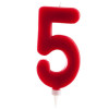 Tortenkerze Nummer 5