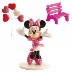 Minnie Luftballons und Bank Kuchen Figur