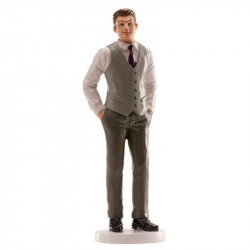 Hochzeitstorte Figur 16cm getrennt Herren
