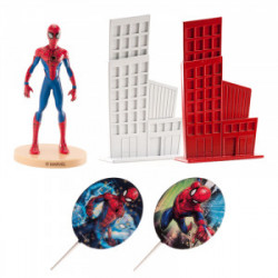 Spiderman und die Stadt Kuchen Figur