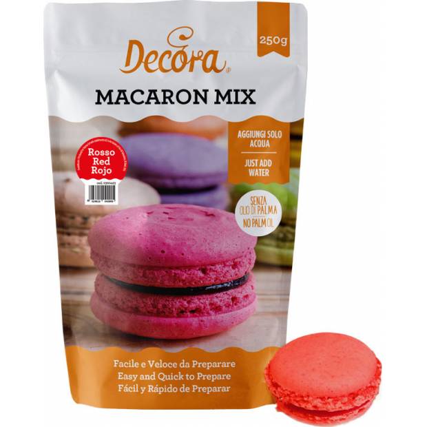 Rote Macaron-Mischung 250g