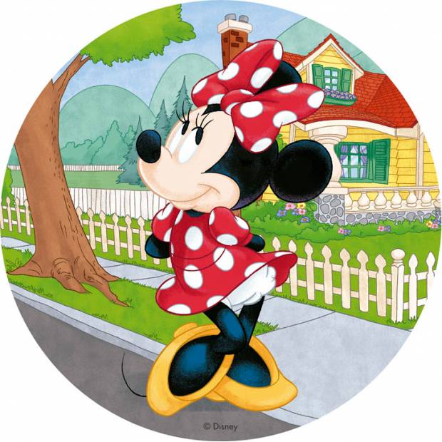 Essbares Papier niedliche Minnie 20cm