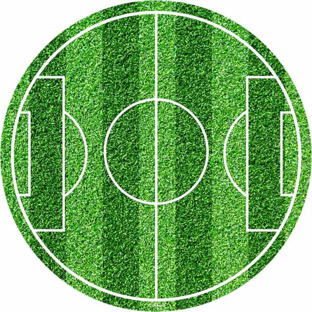 Fondant essbare Kuchen Papier Fußballplatz 20cm