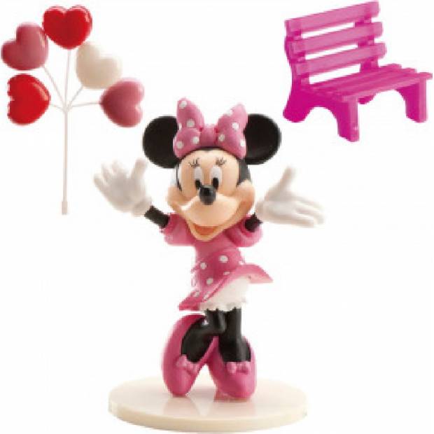 Minnie Luftballons und Bank Kuchen Figur