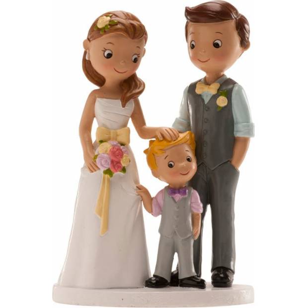 Hochzeitstorte Figur 16cm Mann und Junge