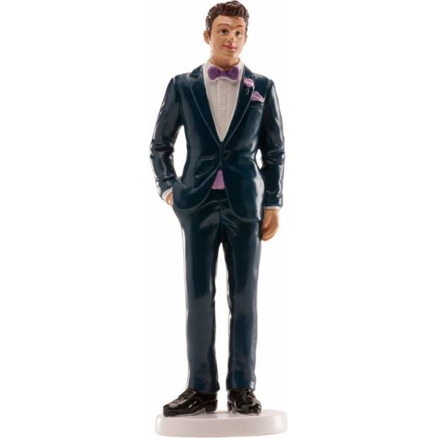 Hochzeitstortenfigur 16cm einzelner junger Mann