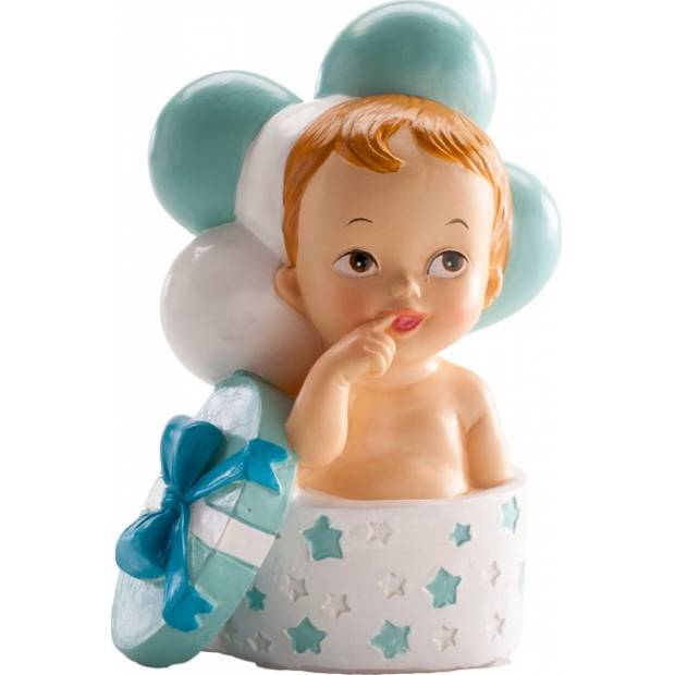 Baby Junge Kuchenfigur 10,5cm in Schachtel