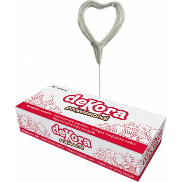 Herzkuchen Wunderkerzen Packung 20Stück