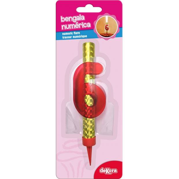 Tortenbrunnen mit Nummer 6