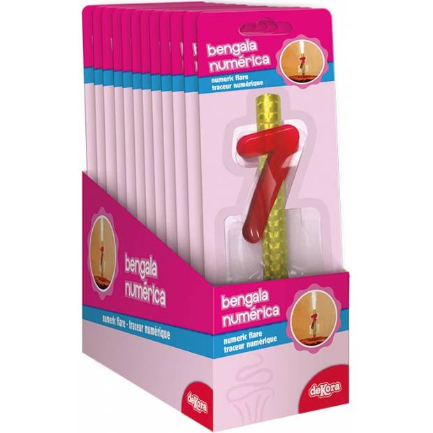 Tortenbrunnen mit Nummer 7