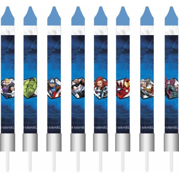 Tortenkerzen Avengers 9cm