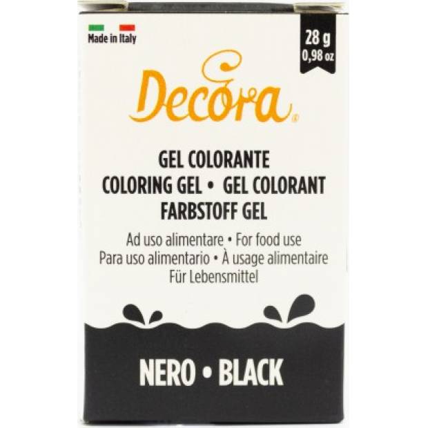 Gele Farbgel schwarz 28 g