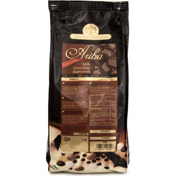 Schokoladen-Diamanten 1kg - Milch 32/34