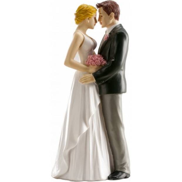 Hochzeitstorten-Figur 16cm wahre Liebe