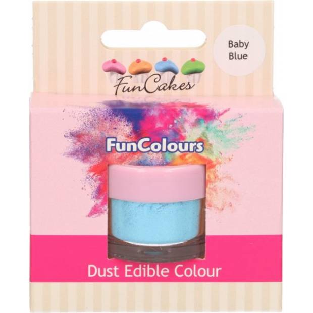 Stäubige Farbe 4 g hellblau