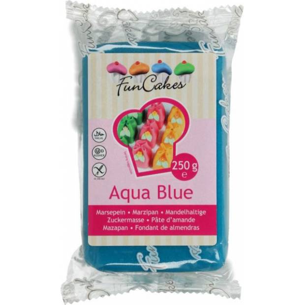 Ausgezeichneter Marzipan 1:5 Aqua Blue 250 g
