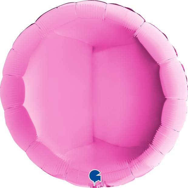 Aufblasbarer Ballon runder Form, 91 cm, rosa